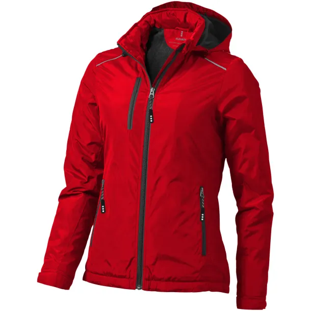 Smithers fleece lined ladies jacket - Elevate Red