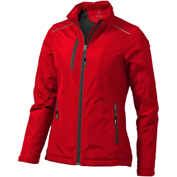 Smithers fleece lined ladies jacket - Elevate Red