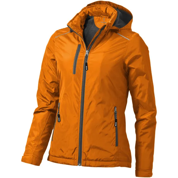 Smithers fleece lined ladies jacket - Elevate Orange