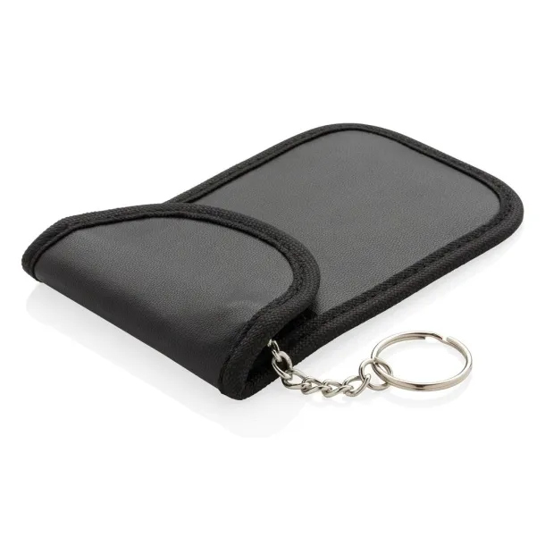  Anti theft RFID car key pouch Black