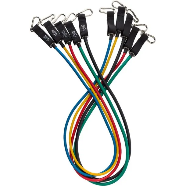  Fitness resistance bands, 5 pcs black
