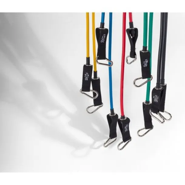  Fitness resistance bands, 5 pcs black