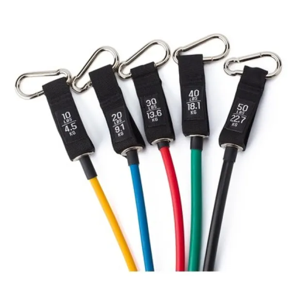  Fitness resistance bands, 5 pcs black