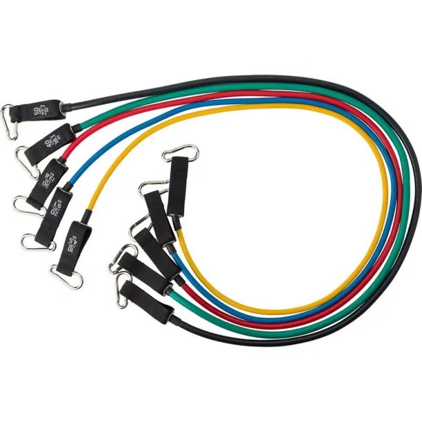  Fitness resistance bands, 5 pcs black