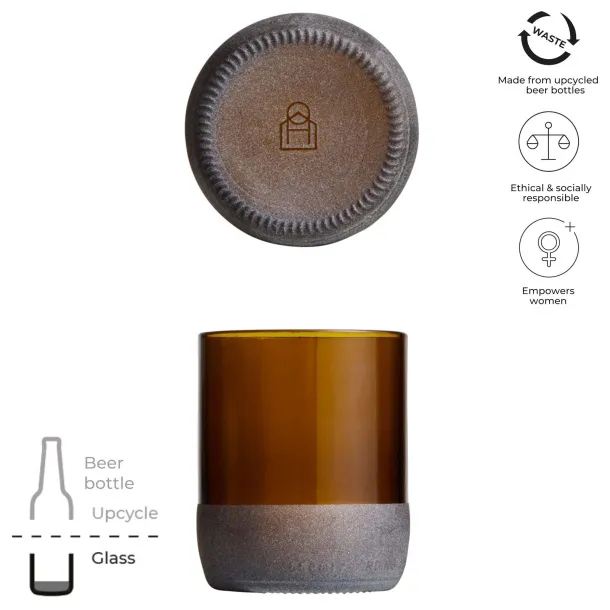 Originalhome set čaša,160 ml - Originalhome Smeđa