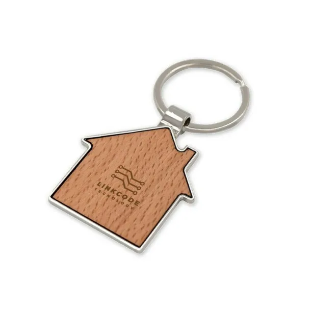  Keyring "house" wood