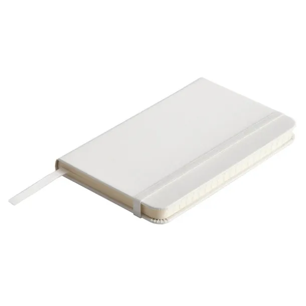 BADALONA notebook with lined pages 90x140 / 160 pages White