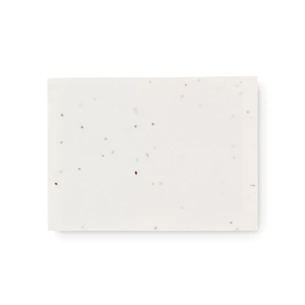 VISON SEED Seed paper sticky note pad White