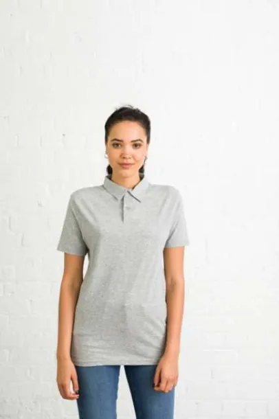  Slub polo majica kratkih rukava, 160 g/m2 - Just Polos Heather Grey