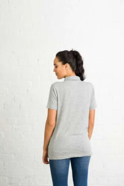  Slub polo majica kratkih rukava, 160 g/m2 - Just Polos Heather Grey
