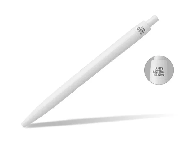 AMIGA AB Antibacterial plastic ball pen White