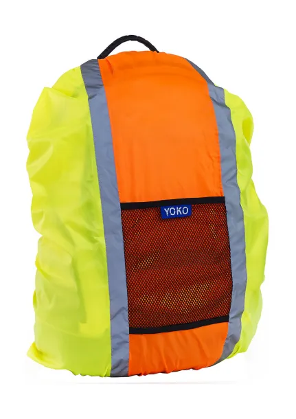  Fluo Rucksack Cover - Yoko Fluo Yellow Fluo Orange