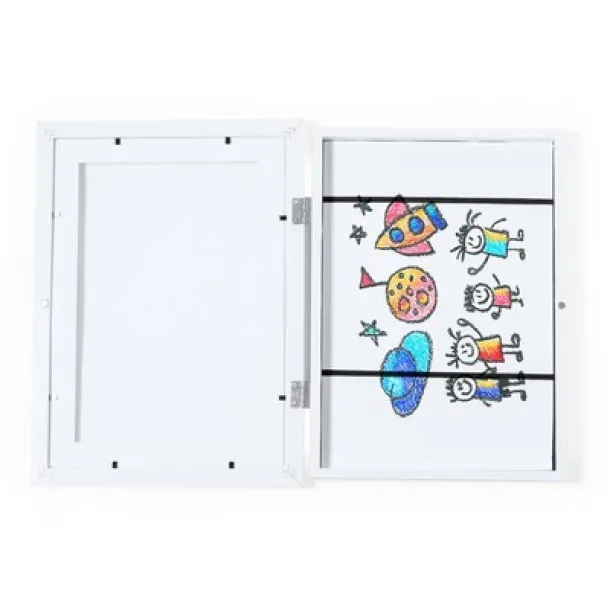  Picture display case approx. A4, photo frame white