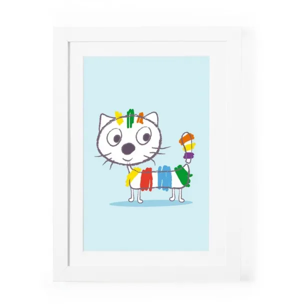  Picture display case approx. A4, photo frame Bijela
