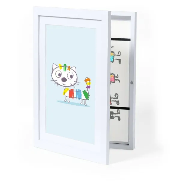  Picture display case approx. A4, photo frame white