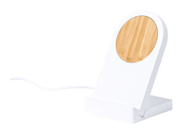 Noopy PLA wireless charger mobile holder White