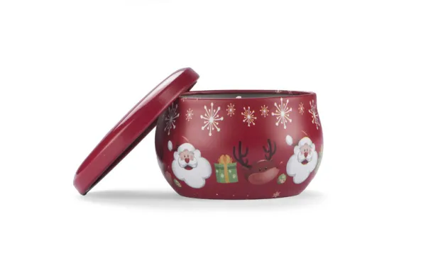 KERI Soybean wax candle czerwony