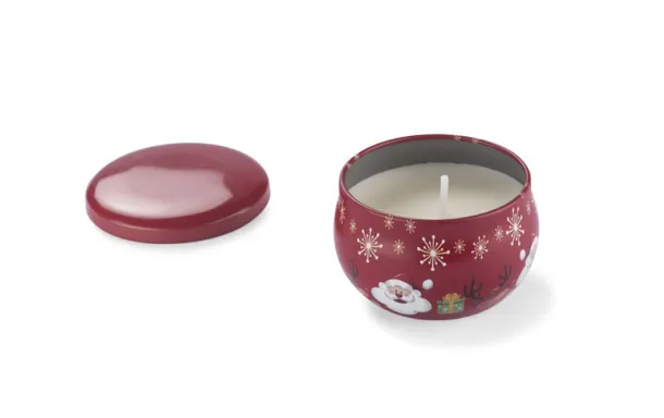 KERI Soybean wax candle czerwony