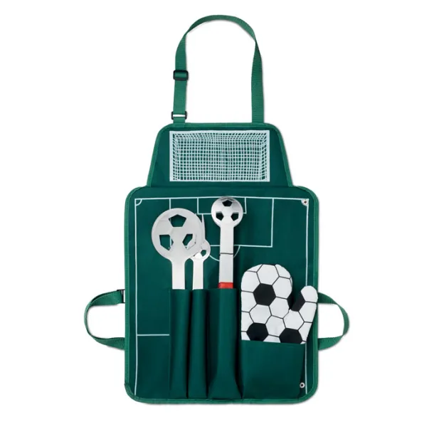 DONAU BALLY Football BBQ set Green