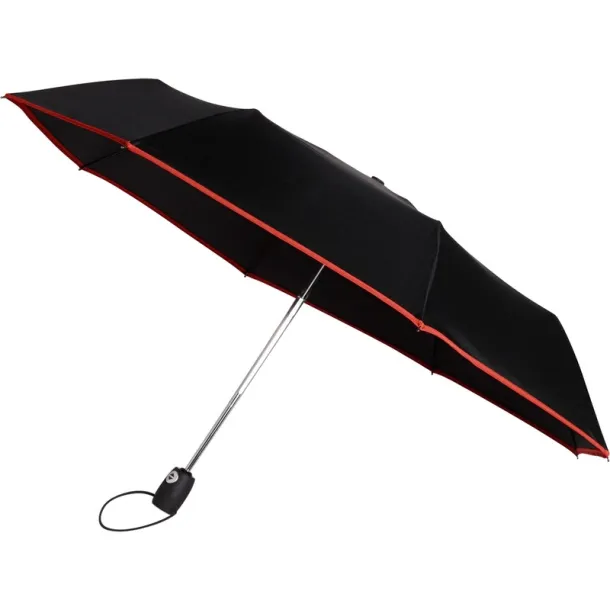  Automatic umbrella, stormproof, foldable Crvena