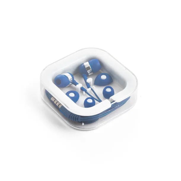 OSLER Earphones with microphone Royal blue