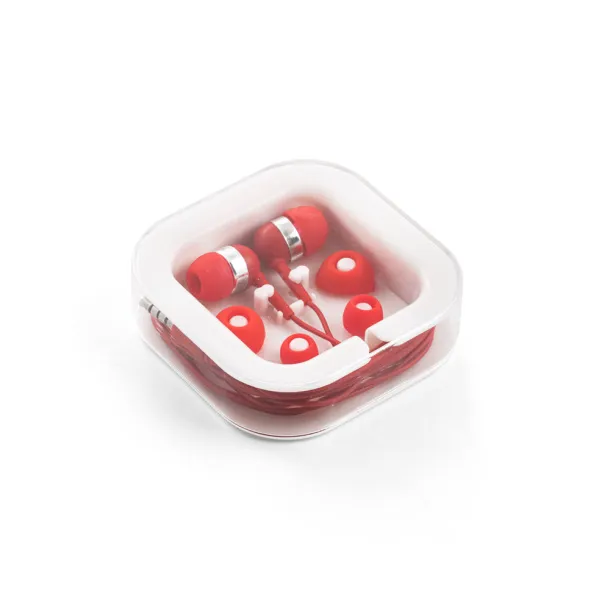 OSLER Earphones with microphone Red