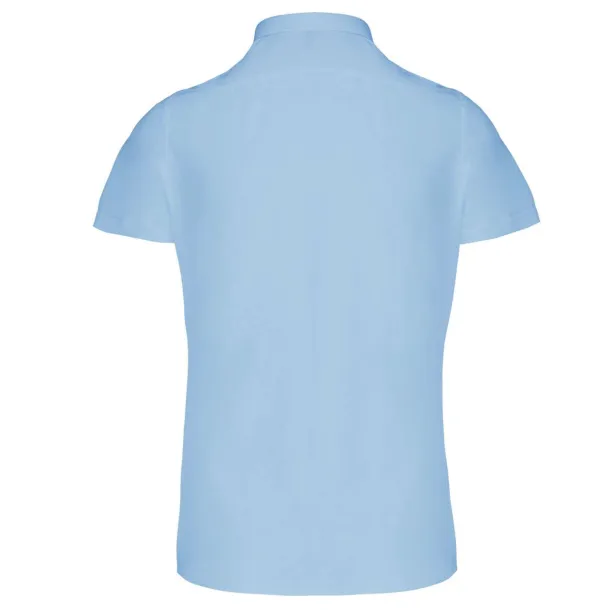  LADIES’ SHORT-SLEEVED PILOT SHIRT - Kariban Sky blue