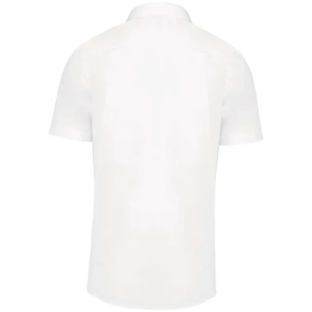  MEN'S SHORT-SLEEVED PILOT SHIRT - Kariban White