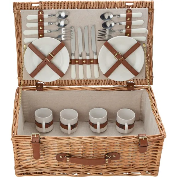  Picnic basket for 4 people neutral