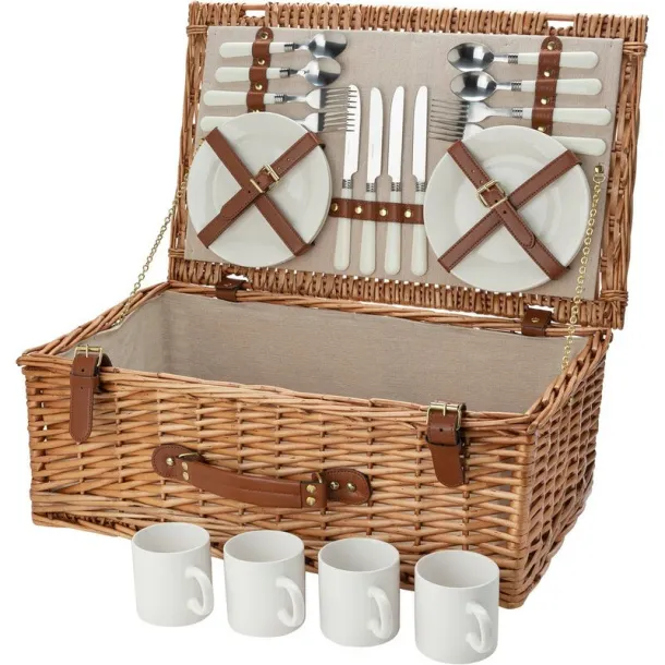  Picnic basket for 4 people neutral