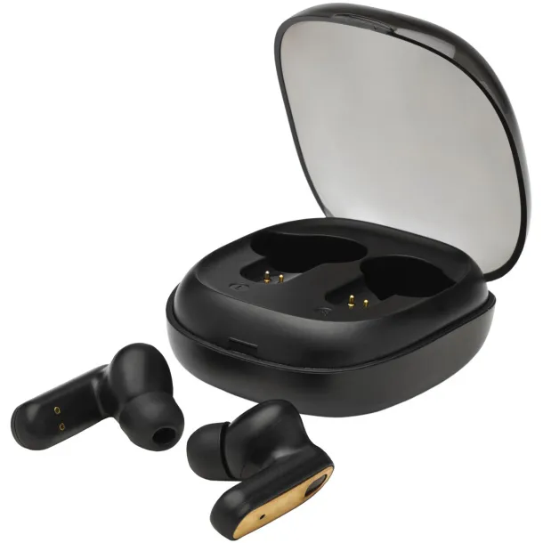 Nitida TWS bamboo earbuds Solid black