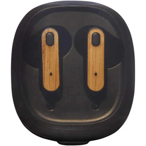 Nitida TWS bamboo earbuds Solid black