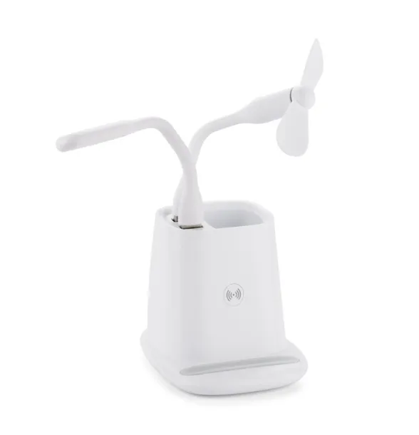 BERGO Wireless charger desk organizer Bijela