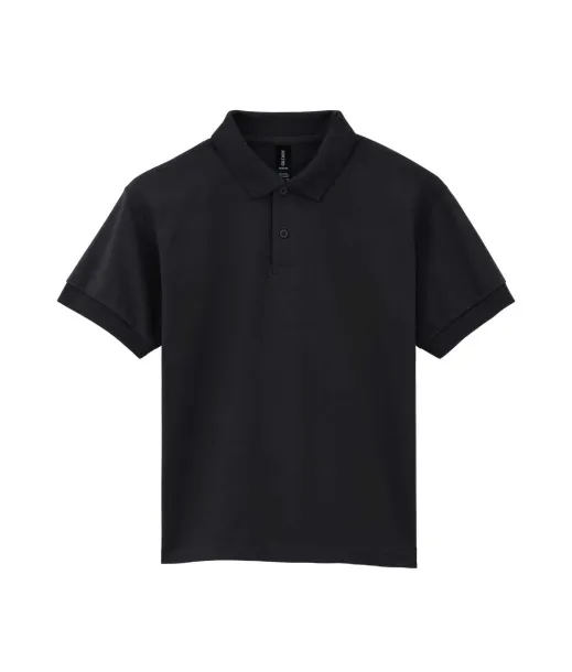 DRYBLEND®  YOUTH JERSEY POLO SHIRT - Gildan Black