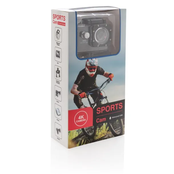 4K sportska kamera Crna