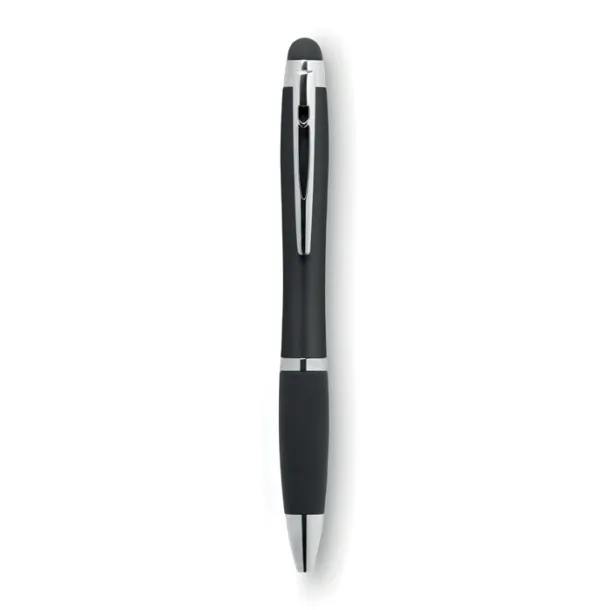 RIOLIGHT Twist ball pen with light Black