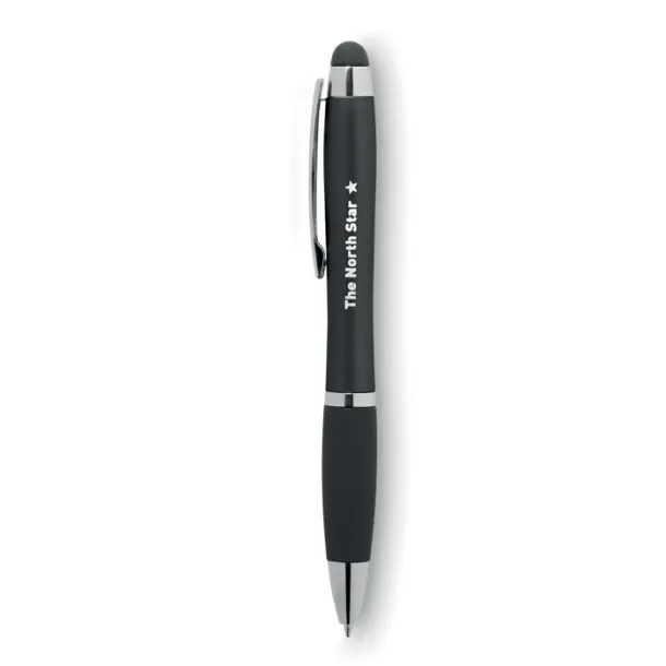 RIOLIGHT Twist ball pen with light Black