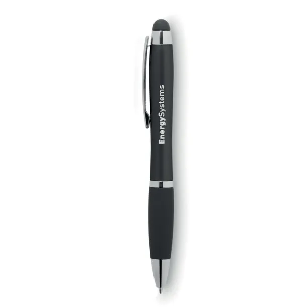 RIOLIGHT Twist ball pen with light Black