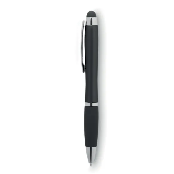 RIOLIGHT Twist ball pen with light Black