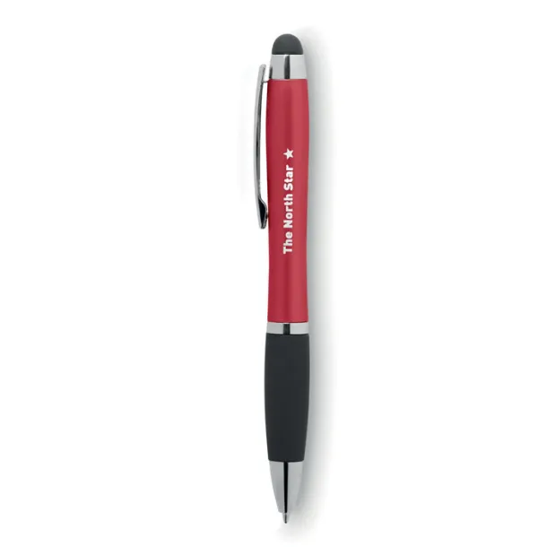 RIOLIGHT Twist ball pen with light Red