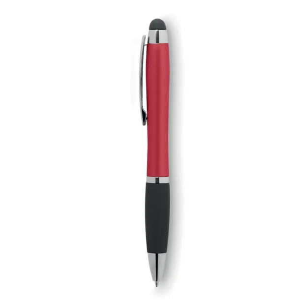 RIOLIGHT Twist ball pen with light Red