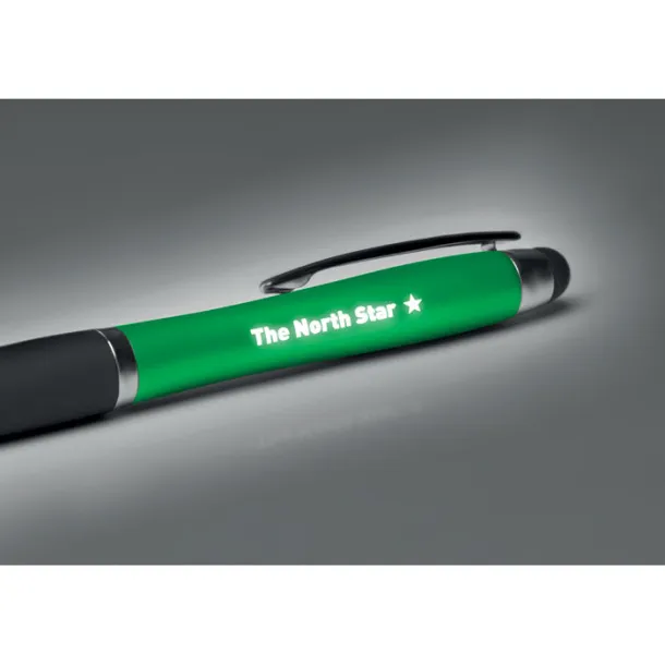 RIOLIGHT Twist ball pen with light Green