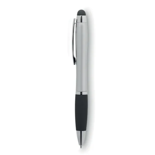 RIOLIGHT Twist ball pen with light Matt Silver