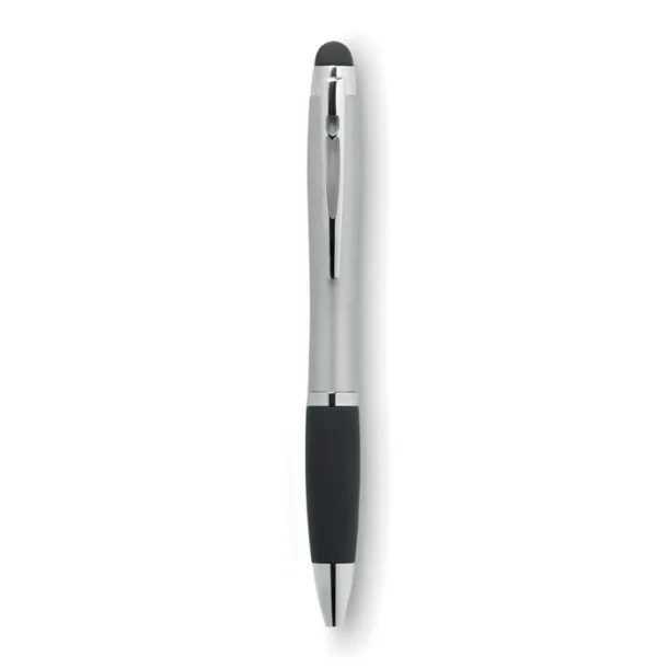 RIOLIGHT Twist ball pen with light Matt Silver