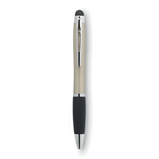 RIOLIGHT Twist ball pen with light Champagne