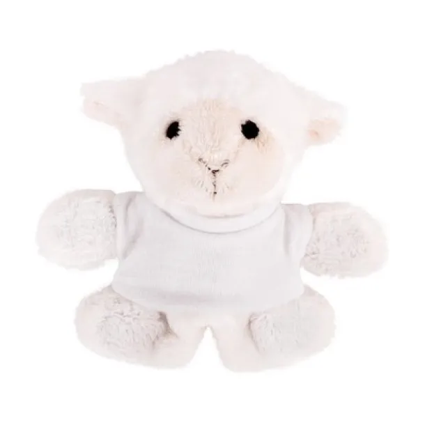 Fraidy Plush sheep, magnet Bijela