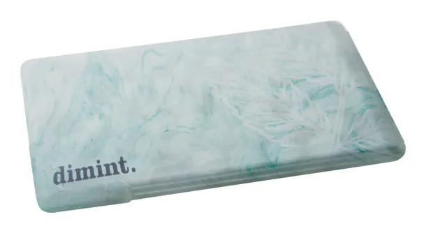 Card mint box frosted white