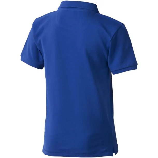 Calgary short sleeve kids polo - Elevate Blue