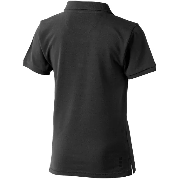 Calgary short sleeve kids polo - Elevate Anthracite