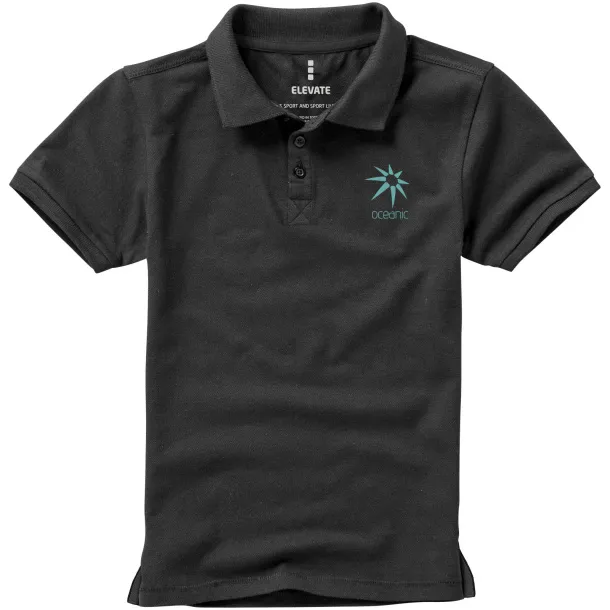 Calgary dječja polo majica kratkih rukava - Elevate Antracit
